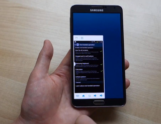 Illustration for article titled The Galaxy Note 3 Has a Hidden Tiny Screen Mode For Your Tiny Hands